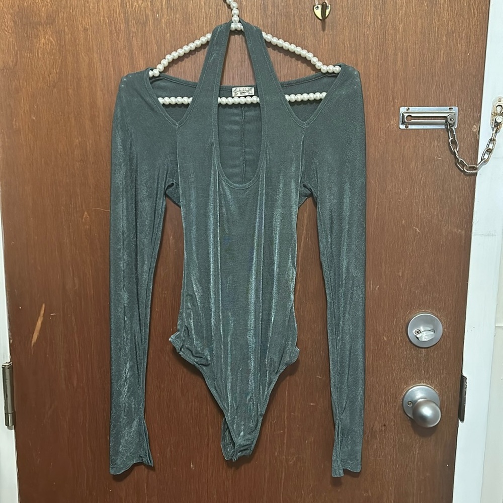 NWOT Free People Cut It Out Bodysuit